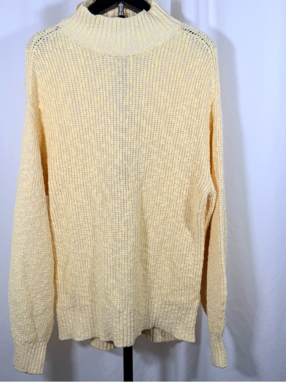 aerie Pale Yellow Turtleneck Sweater